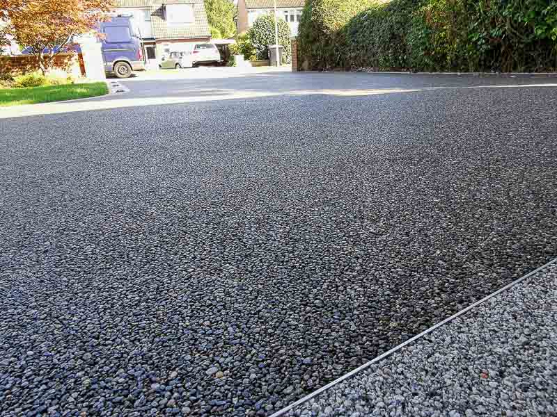 Resin driveway installation